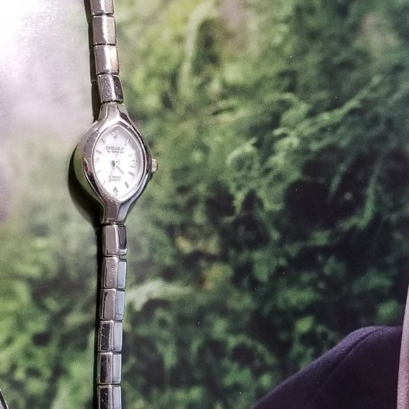Embassy by Gruen Diamond Chips on 12 and 6  Watch